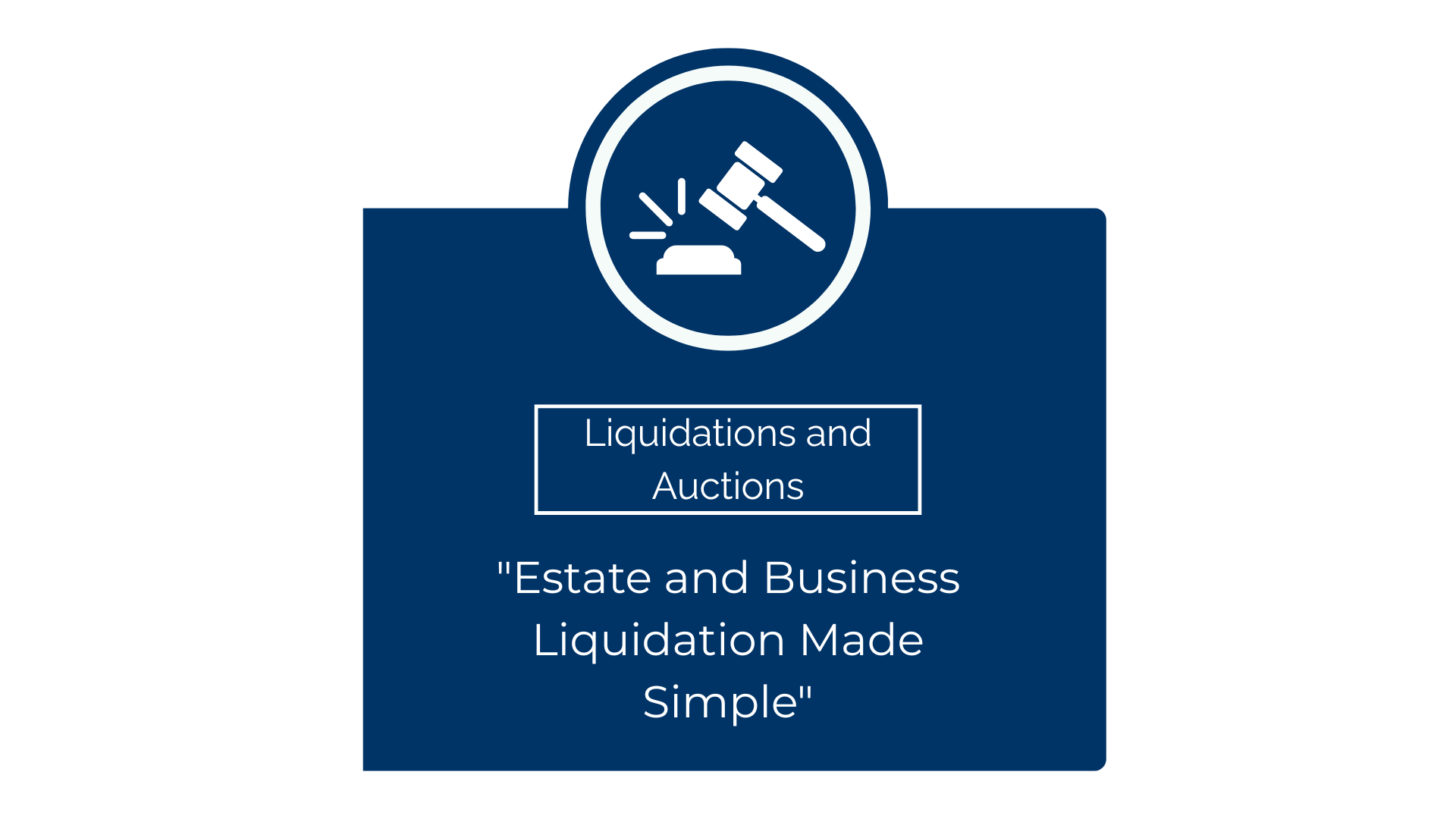 Estate Liquidations, Auctions