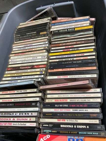 Large Lot of CDs and Cassette Tapes