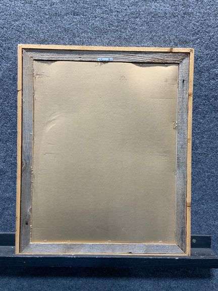 Framed Rustic Artwork Featuring ‘Great Old Apple Tree’ Motif