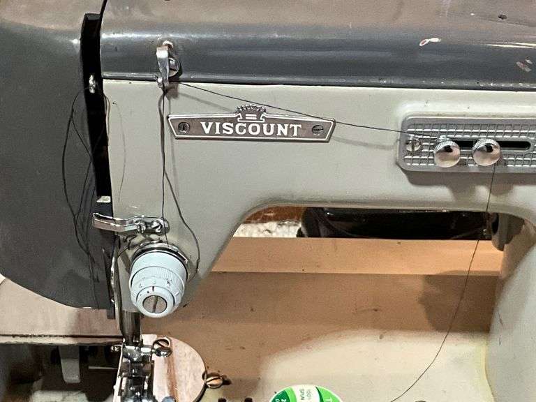 Viscount De Luxe Precision Sewing Machine with Case and Premier Motor