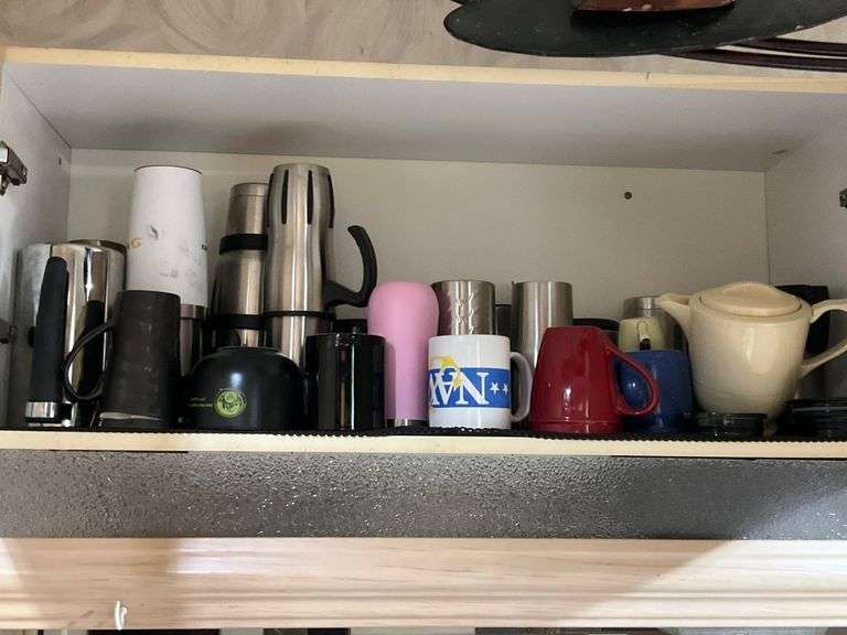 Mugs, Travel Tumblers, and Creamer