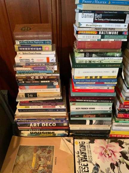 Books in Different Languages Across Various Subjects