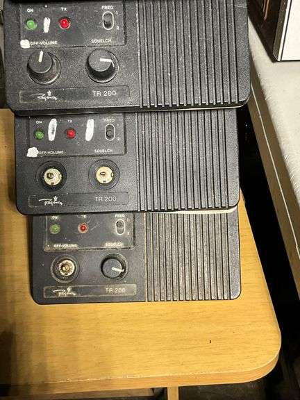 Regency VHF-FM Transceivers, Including BTH-201T, Micro-Com 21, and TR Series