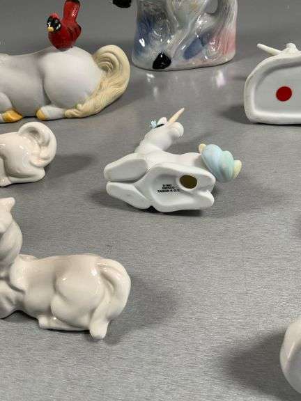 Ceramic and Porcelain Unicorn Figurines