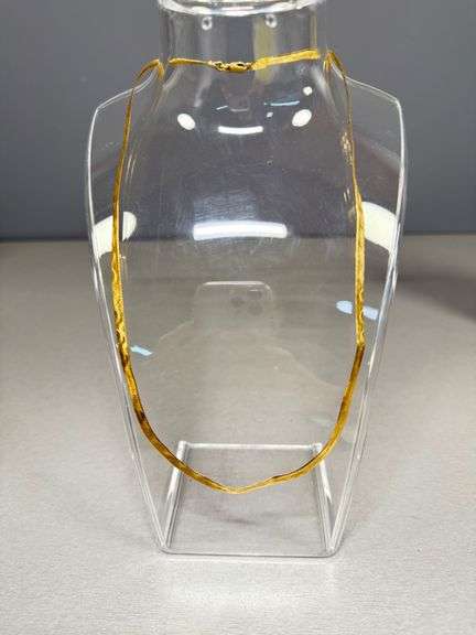 14K Gold 18-Inch Necklace Weighing 7.52 Grams