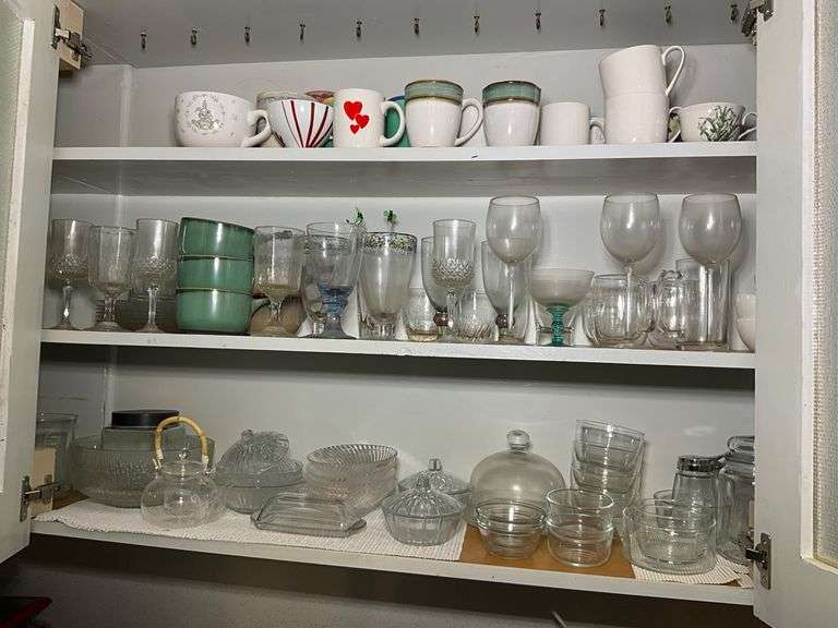 Glassware and Ceramic Mug Collection
