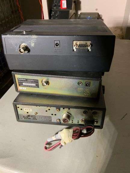 Three RadioShack Radios Including PRO-2052 and TRC-447