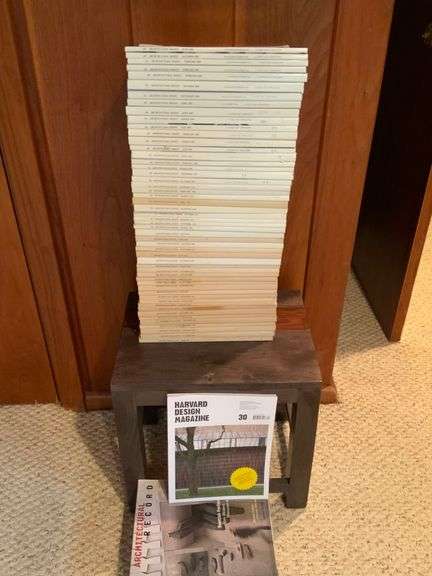 Architectural Digest Magazines Dating Back to April 1979, Incomplete Set