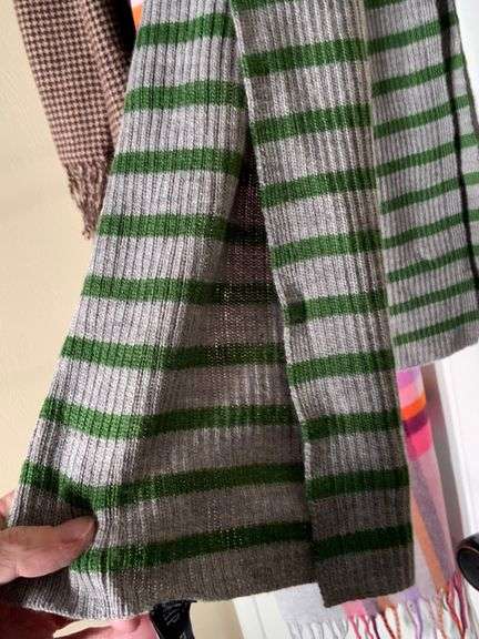 Five Scarves, Includes One 100% Wool
