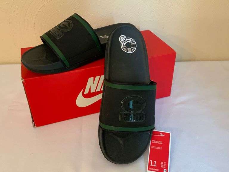 Nike Offcourt Slides Green Bay Packers, Size 11, New in Original Box