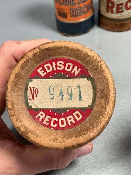 40 Edison Cylinder Phonograph Records
