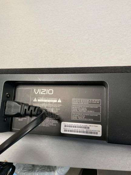 Vizio Soundbar System with Subwoofer, Remote, and Quick Start Guide