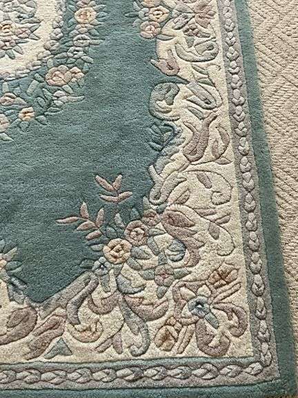 Hand-Tufted Wool and Cotton Carpet, 63” x 98”, Made in India
