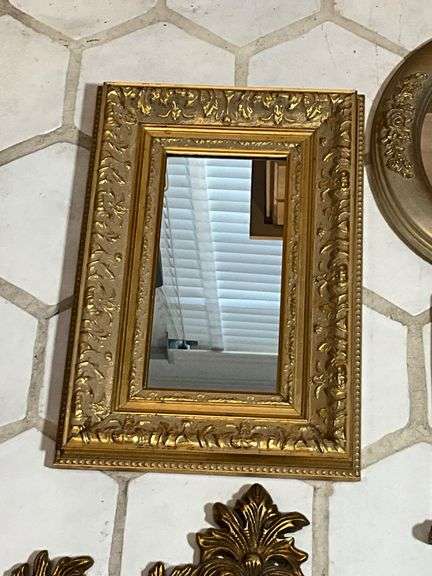 Five Ornate Framed Mirrors in Various Styles
