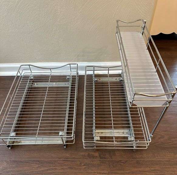 Pull Out Under Sink Kitchen and Cabinet Organizers
