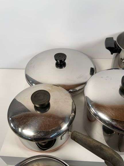 Revere Ware Stainless Steel Cookware Set with Copper Bottoms