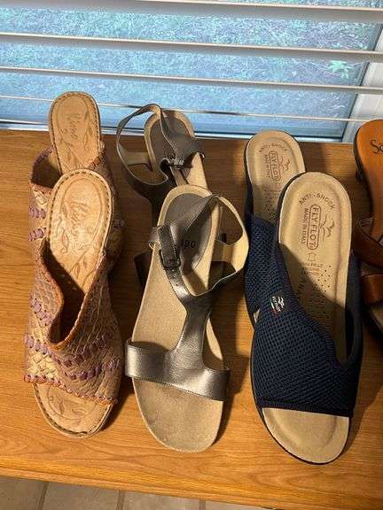 Women’s Sandals and Shoes, Mostly Size 7.5-8