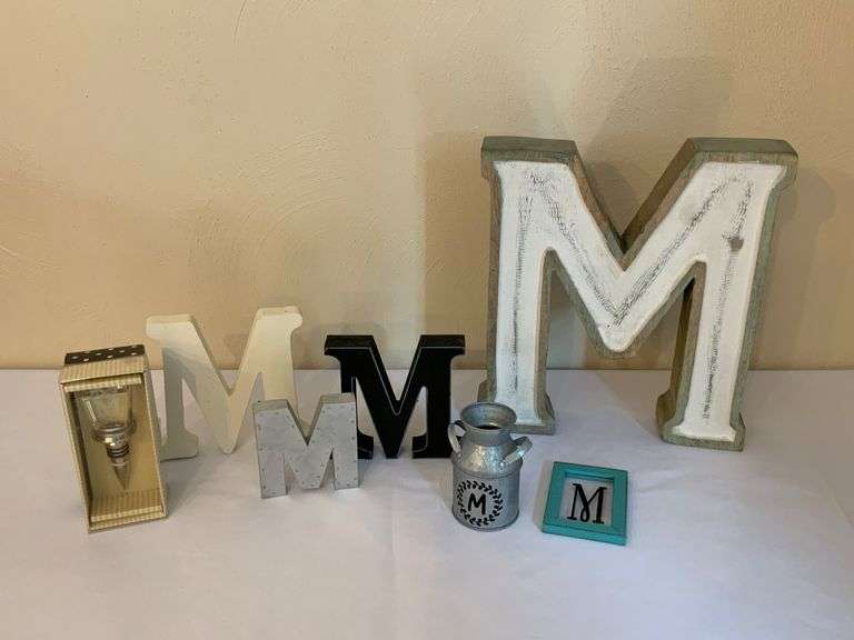 The Letter “M” Decor Items