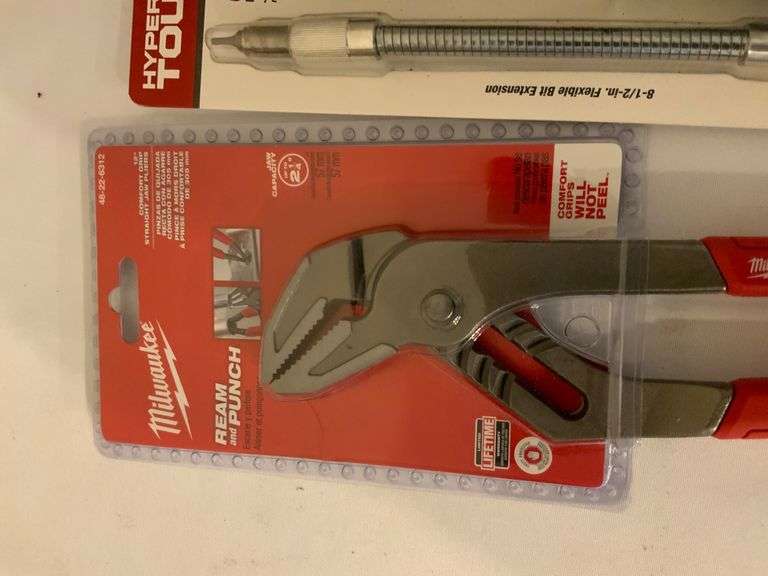 Milwaukee Ream and Punch Tool with Hyper Tough 67-Piece Screwdriver Set