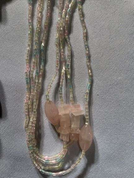 Stone and Beaded Necklaces in Various Styles