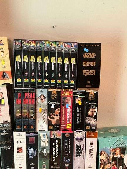 VHS Box Sets and Series with Storage Cases