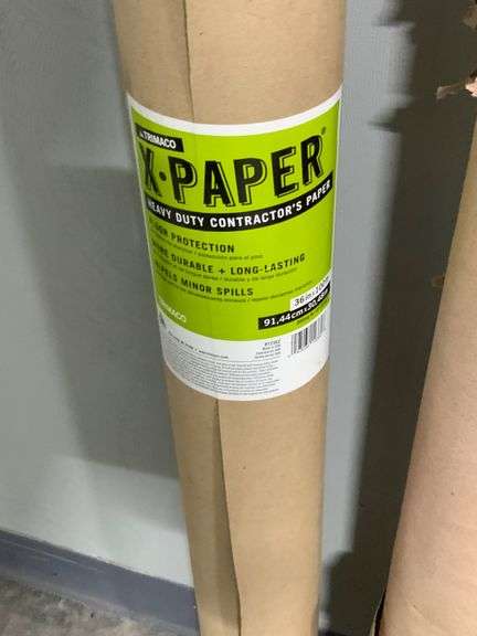 Two Rolls of Trimaco X-Paper Heavy Duty Contractor’s Paper