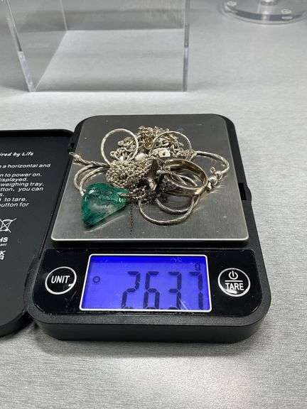 Scrap Sterling Silver Jewelry Marked 925, 26.37g