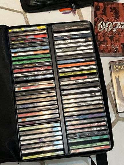 CDs, DVDs, and Media in Cases and Boxes