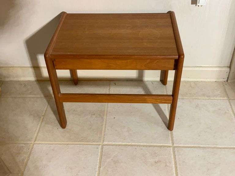 Wooden Side Table With Drawer