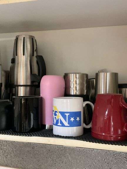 Mugs, Travel Tumblers, and Creamer