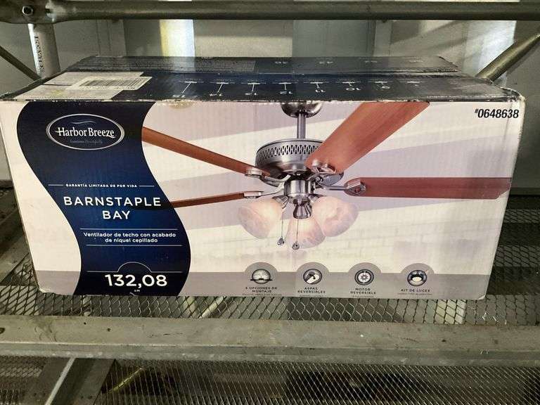 Harbor Breeze Barnstaple Bay Ceiling Fan with Remote Control