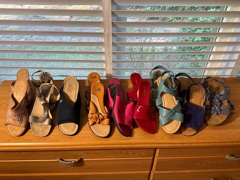 Women’s Sandals and Shoes, Mostly Size 7.5-8