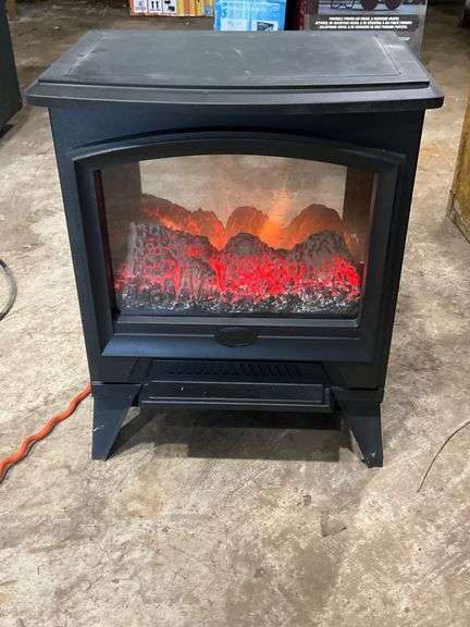 Dimplex Electric Fireplace Heater with Flame Effect