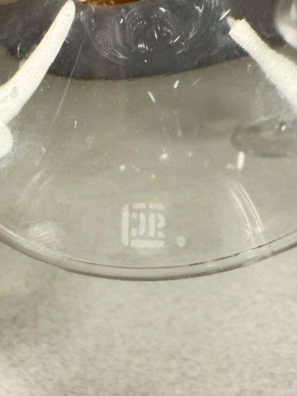 Vintage Claus Josef Riedel Crystal Wine Glasses, Set of Two