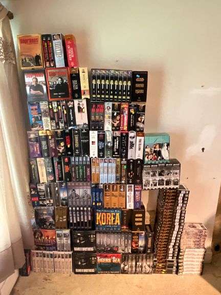 VHS Box Sets and Series with Storage Cases