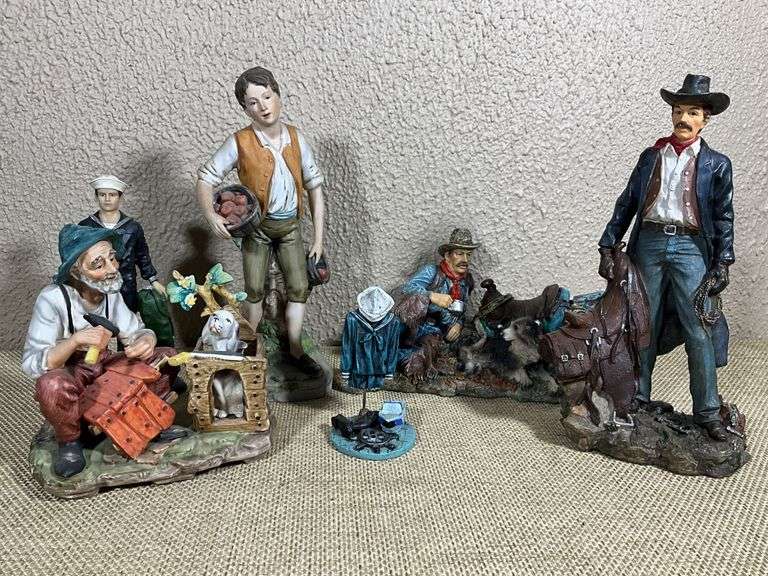 Figurines Featuring Various Themes and Makers