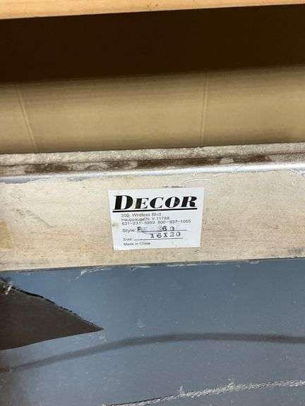Decor Brand Silver-Tone Wooden Framed Mirror