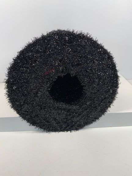 Tall Black Top Hat Tree Topper, 16-Inches Tall