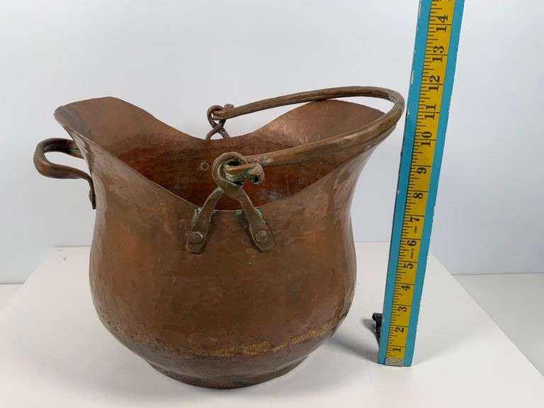 Handmade Copper Cauldron with Handles