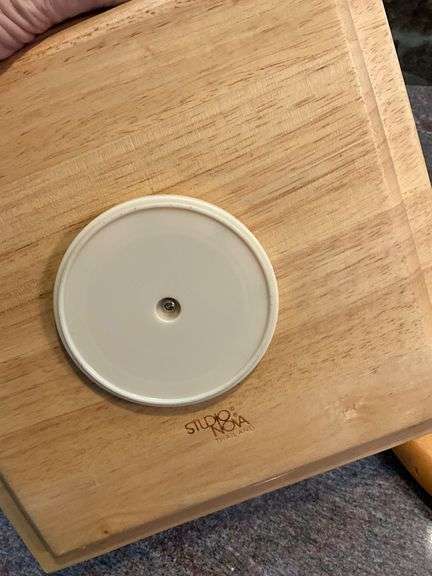 Three Wooden Lazy Susans with Largest Measuring 18 Inches Round
