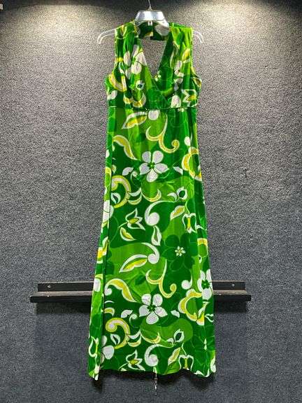 Circa 1960s Hawaiian Maxi Dress by Fashion By Darina