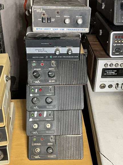 Regency VHF-FM Transceivers, Including BTH-201T, Micro-Com 21, and TR Series