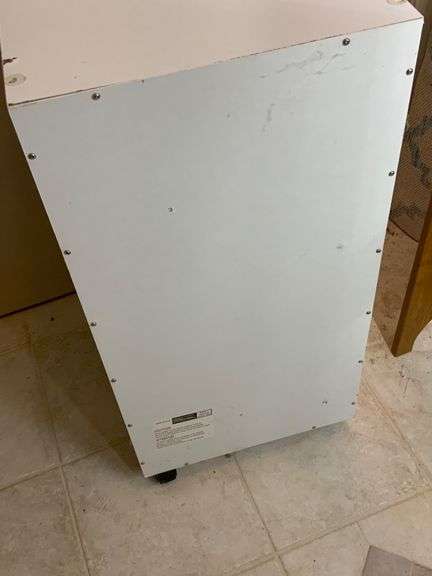 White Freestanding Sorter Shelf Unit with Casters