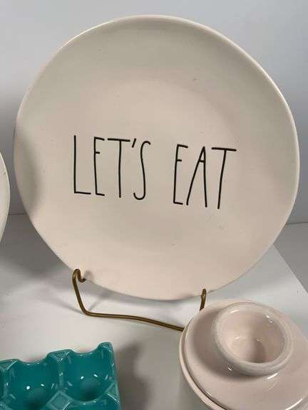 Rae Dunn Collection Kitchen Items and Butter Bell Basics Ceramic Pieces