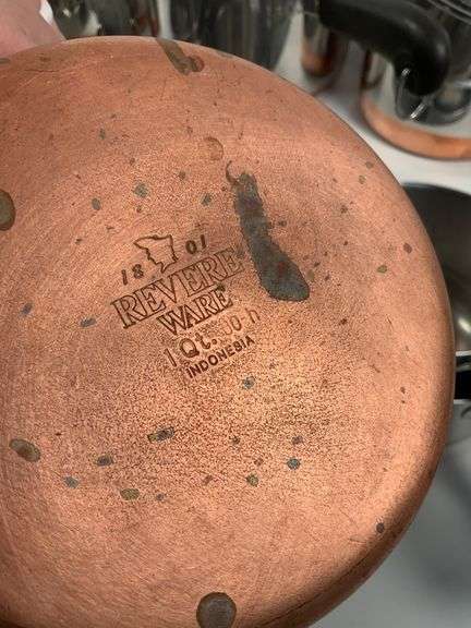 Revere Ware Stainless Steel Cookware Set with Copper Bottoms