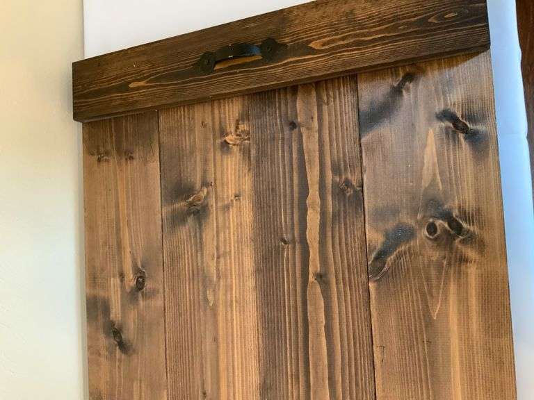 Handmade Wooden Stove Cover with Handles