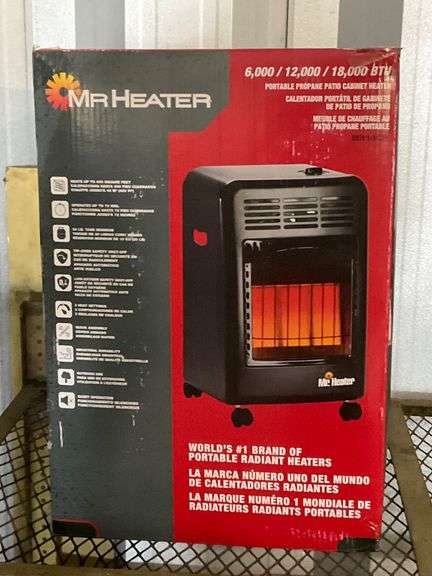 Mr. Heater Portable Propane Radiant Heater, 6000-18000 BTU