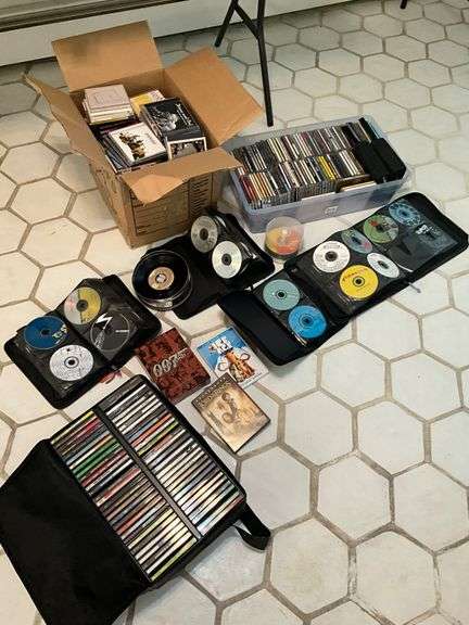 CDs, DVDs, and Media in Cases and Boxes