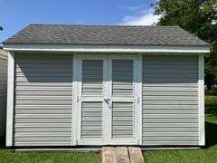 8' x 16' Shed on Skids, Contents Not Included