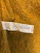 Eileen Fisher Long Cardigan in Mustard Wool Blend, Size L/XL